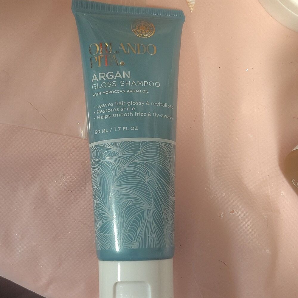 Orlando Pita Argan Gloss Shampoo Shine Smoothing Anti-Frizz 1.7 fl oz